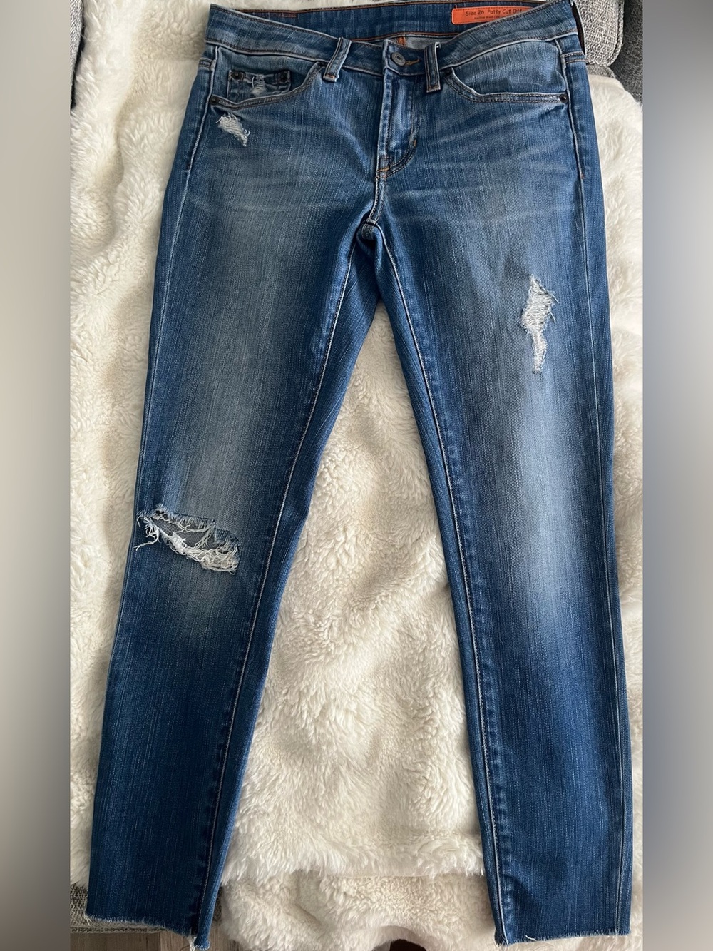 Original Jean Shop Denim  Jeans with tape logo